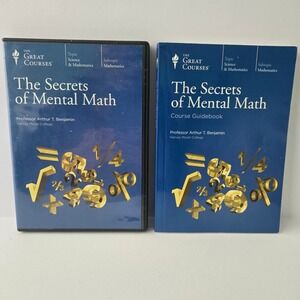 The Great Courses The Secrets of Mental Math DVD Set with Course Guidebook 1406